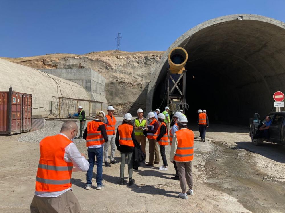 Түркістан облысындағы тоннелдің құрылысы жалғасуда 