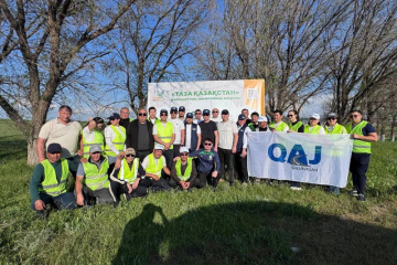 Барлық өңірде – таза жол: «ҚазАвтоЖол» акцияға атсалысты