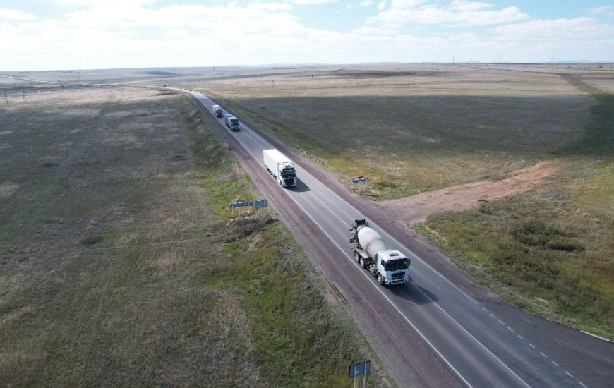 Қарағанды облысында республикалық маңызы бар «Қызылорда – Павлодар – Успенка – РФ шекарасы» автожолының учаскесінде қозғалыс ашылды